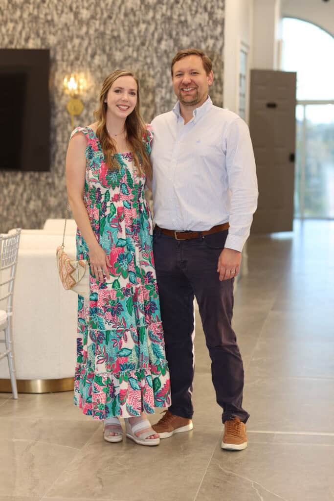 Heather & Kyle Bauman at Aletha’s Legacy 7th Annual Sunset Fundraiser in Destin, Florida.