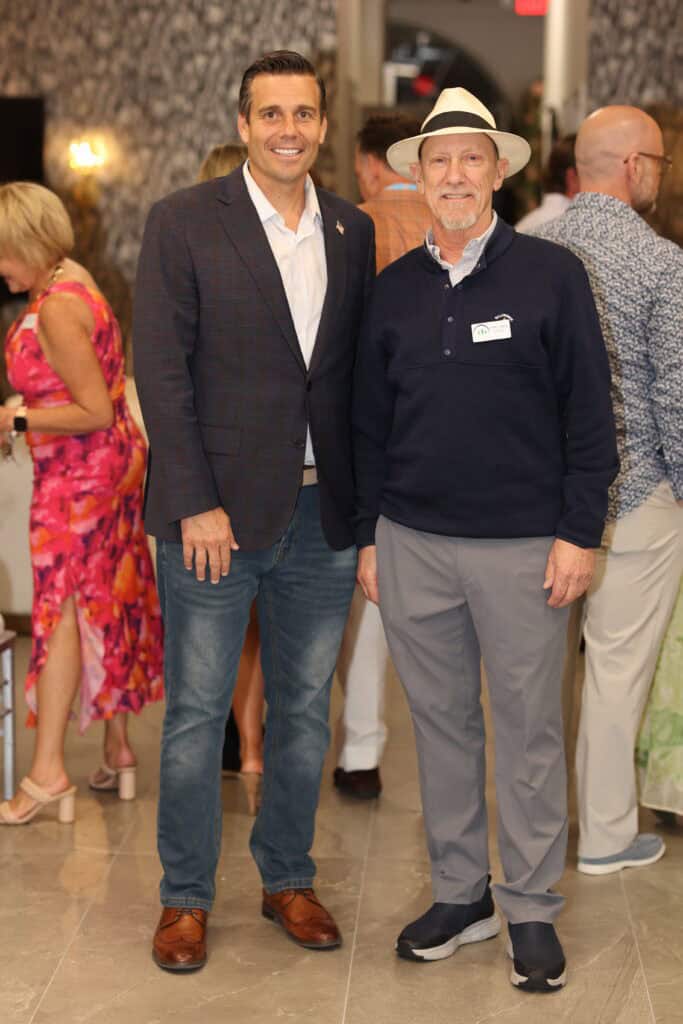 James Calkins & Tim McClure at Aletha’s Legacy 7th Annual Sunset Fundraiser in Destin, Florida.