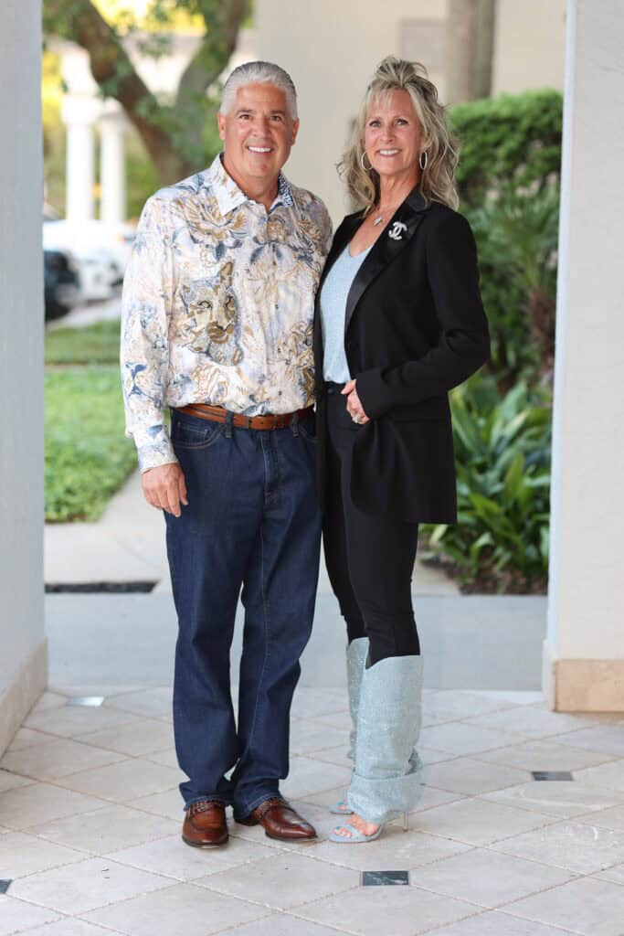 John & J.K. Farrow at Aletha’s Legacy 7th Annual Sunset Fundraiser in Destin, Florida.