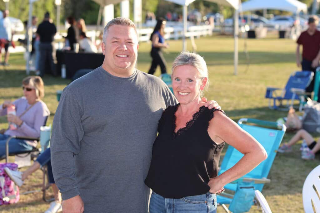Dan & Kara Schwind at Concerts in the Village Featuring Smash Mouth in Destin, Florida.