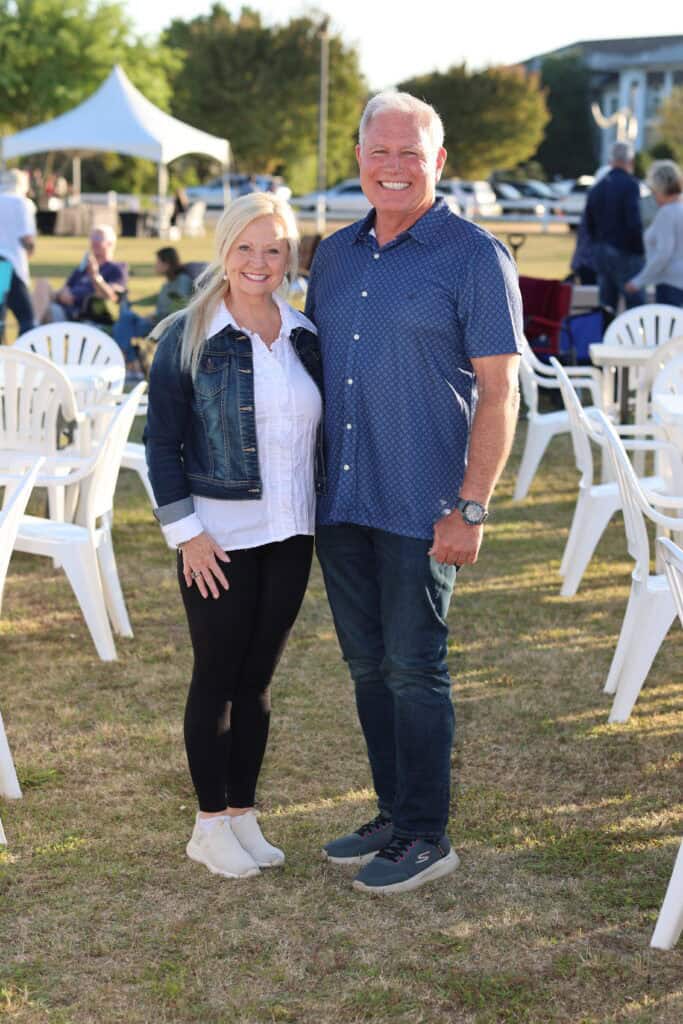 Tammy Turner & Clark Turnipseed at Concerts in the Village Featuring Smash Mouth in Destin, Florida.