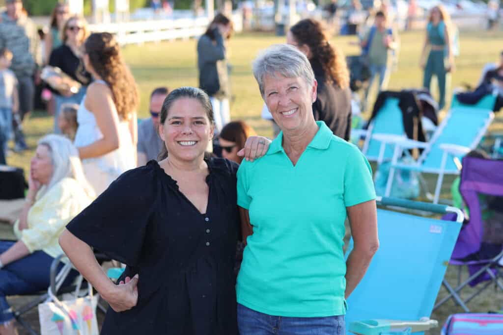 Toni Ouellett & Penny Wahab at Concerts in the Village Featuring Smash Mouth in Destin, Florida.