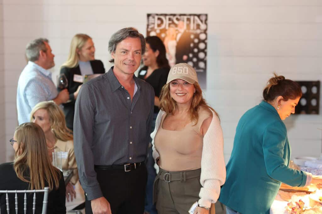 David Mays & Deana Kale at VIP Destin April Cover Reveal Party In Destin, Florida.