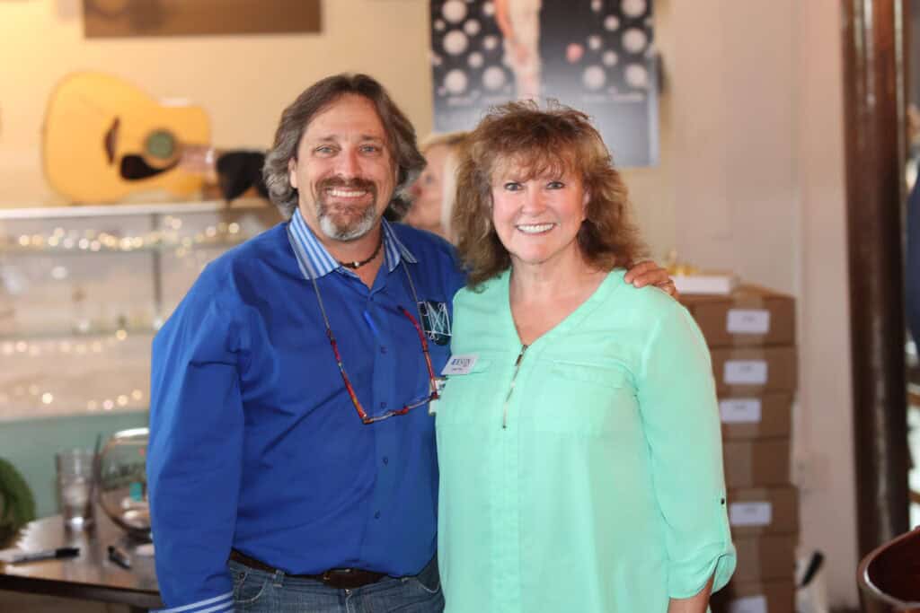 Jeff Margaretten & Verla Price at VIP Destin April Cover Reveal Party In Destin, Florida.