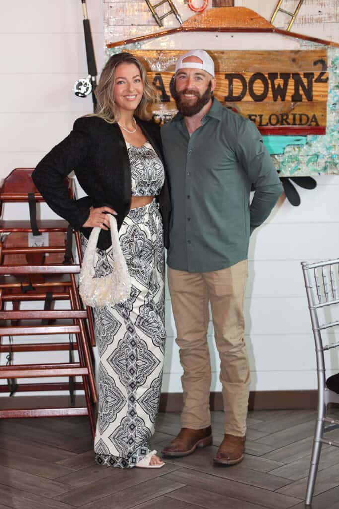 Jenelle Vincent & David Cummings at VIP Destin April Cover Reveal Party In Destin, Florida.