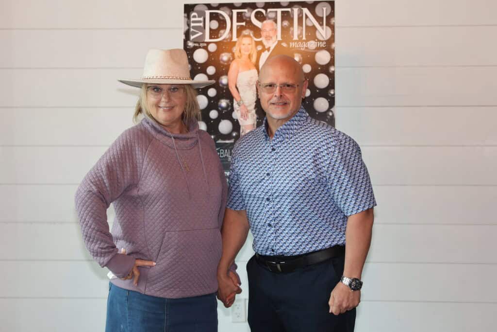 Michele & Bryan Pavlich at VIP Destin April Cover Reveal Party In Destin, Florida.