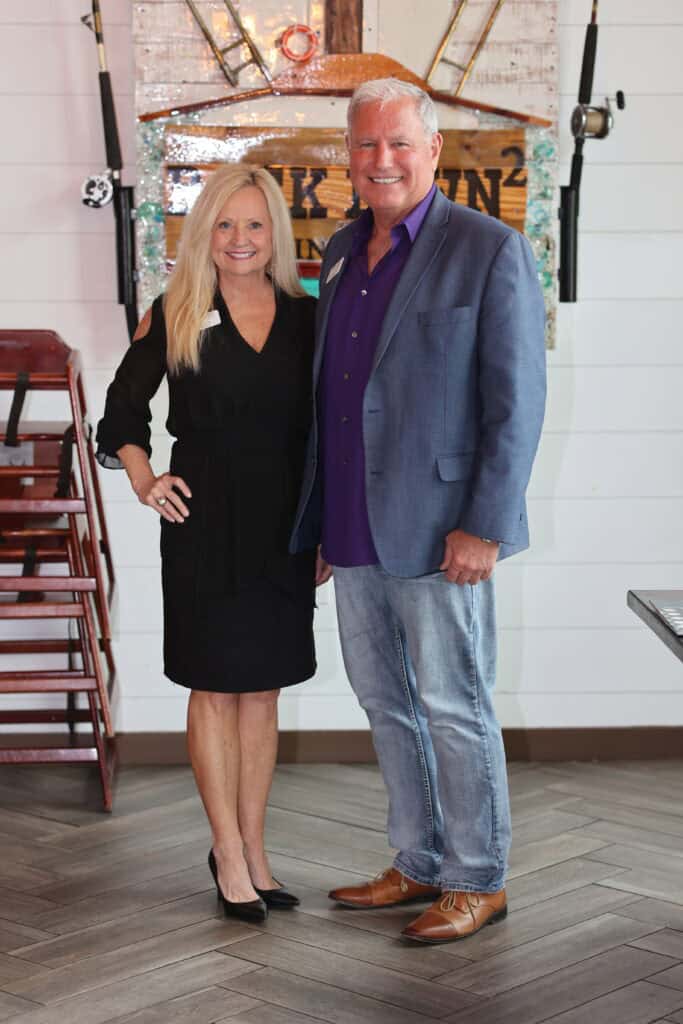 Tammy Turner & Clark Turnipseed at VIP Destin April Cover Reveal Party In Destin, Florida.