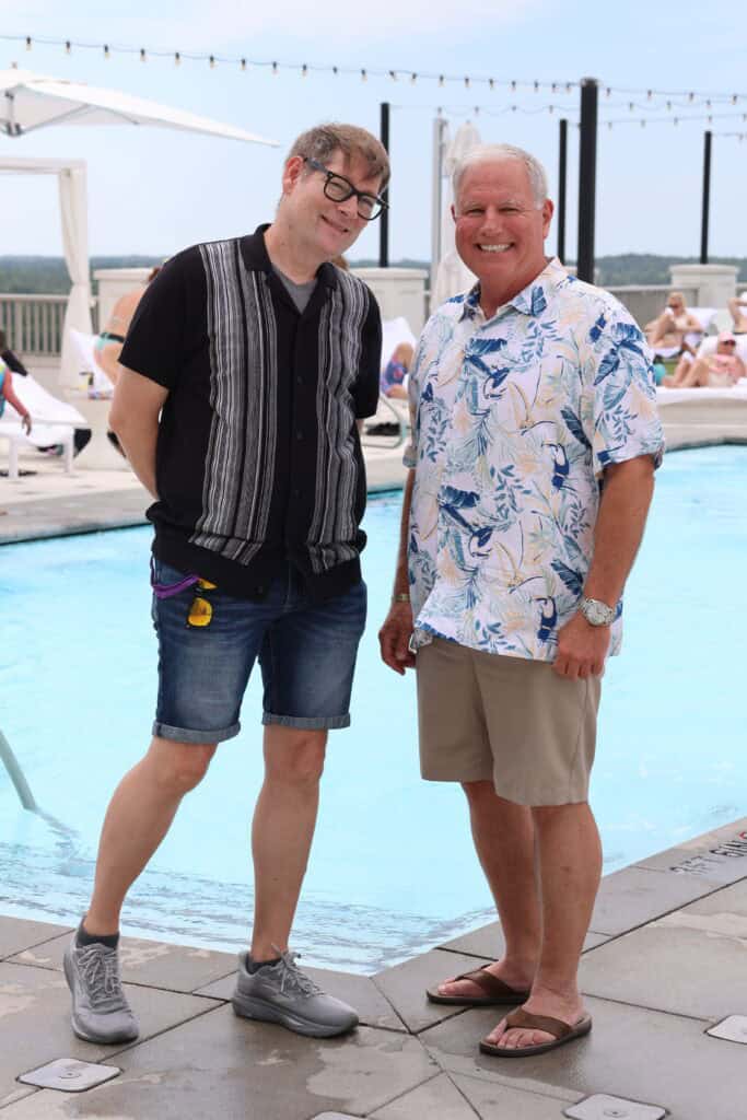 Brian Goins & Clark Turnipseed at the 13th Annual Tequila and Taco Fest in Miramar Beach, Florida.