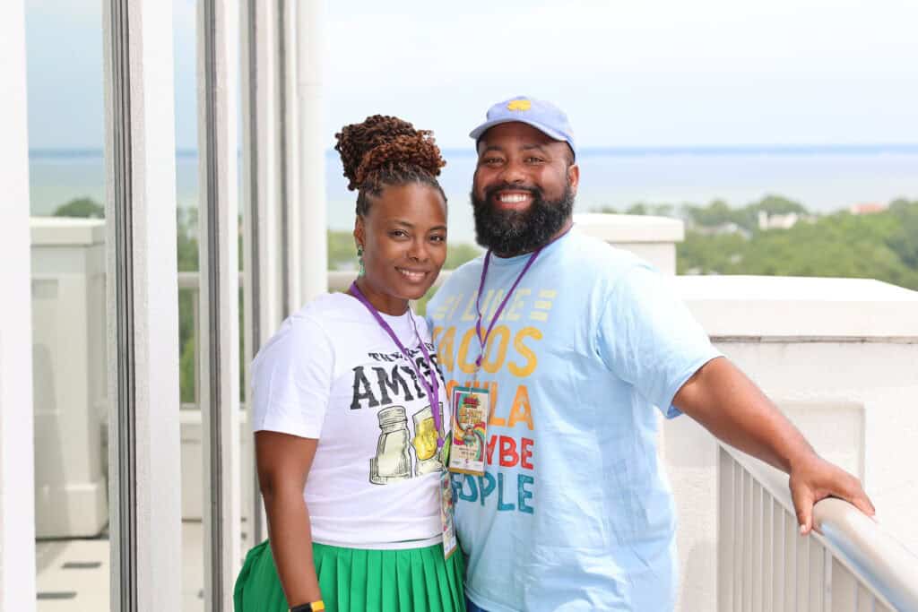 Chawntoya & Philip Byrd at the 13th Annual Tequila and Taco Fest in Miramar Beach, Florida.