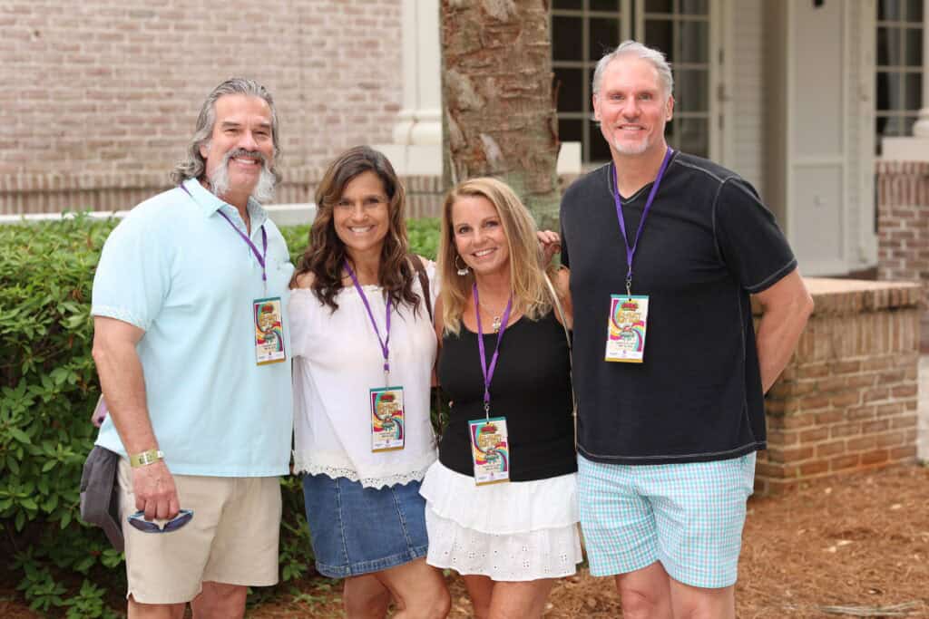Ed Fowler, Kellyanne Bartleson, Valerie Glazier & Dan Howard at the 13th Annual Tequila and Taco Fest in Miramar Beach, Florida.
