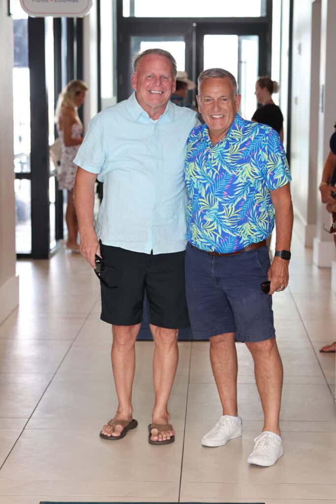 Frank Bennett & Kevin O’Rourke at the 13th Annual Tequila and Taco Fest in Miramar Beach, Florida.