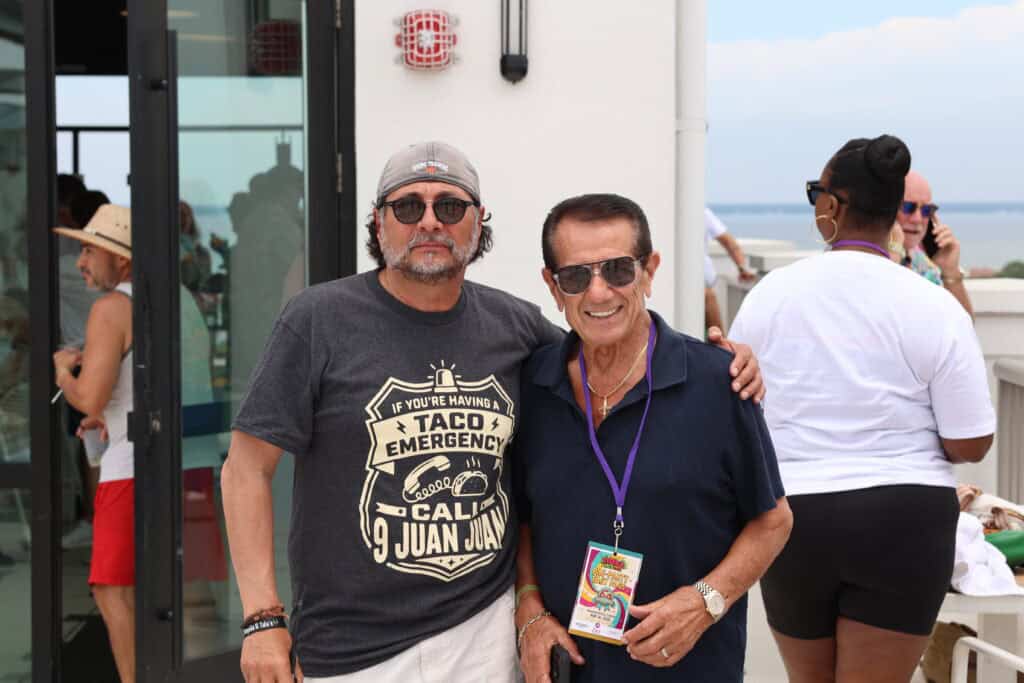 Guglielmo Ianni & Carlos Shaffran at the 13th Annual Tequila and Taco Fest in Miramar Beach, Florida.