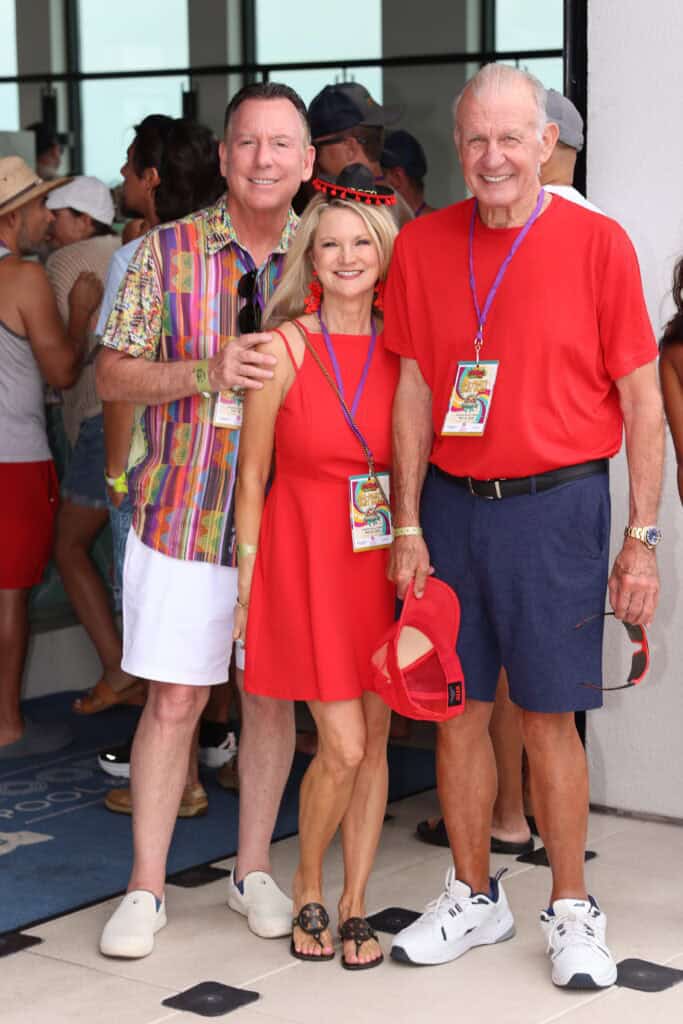 Jody & Cari Bennett, Nelson Davis at the 13th Annual Tequila and Taco Fest in Miramar Beach, Florida.