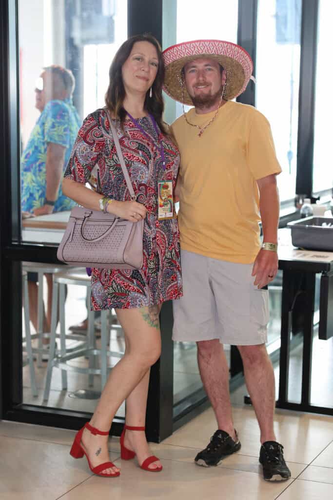 Katie & Brad Duncan at the 13th Annual Tequila and Taco Fest in Miramar Beach, Florida.