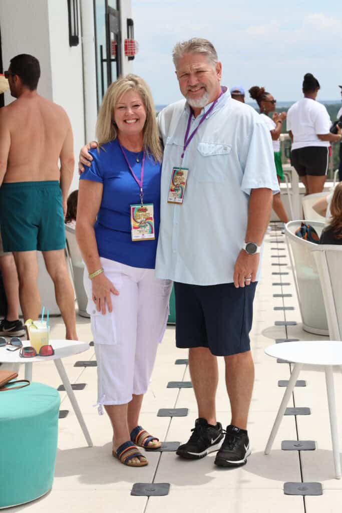 Kayla & Scott Adams at the 13th Annual Tequila and Taco Fest in Miramar Beach, Florida.