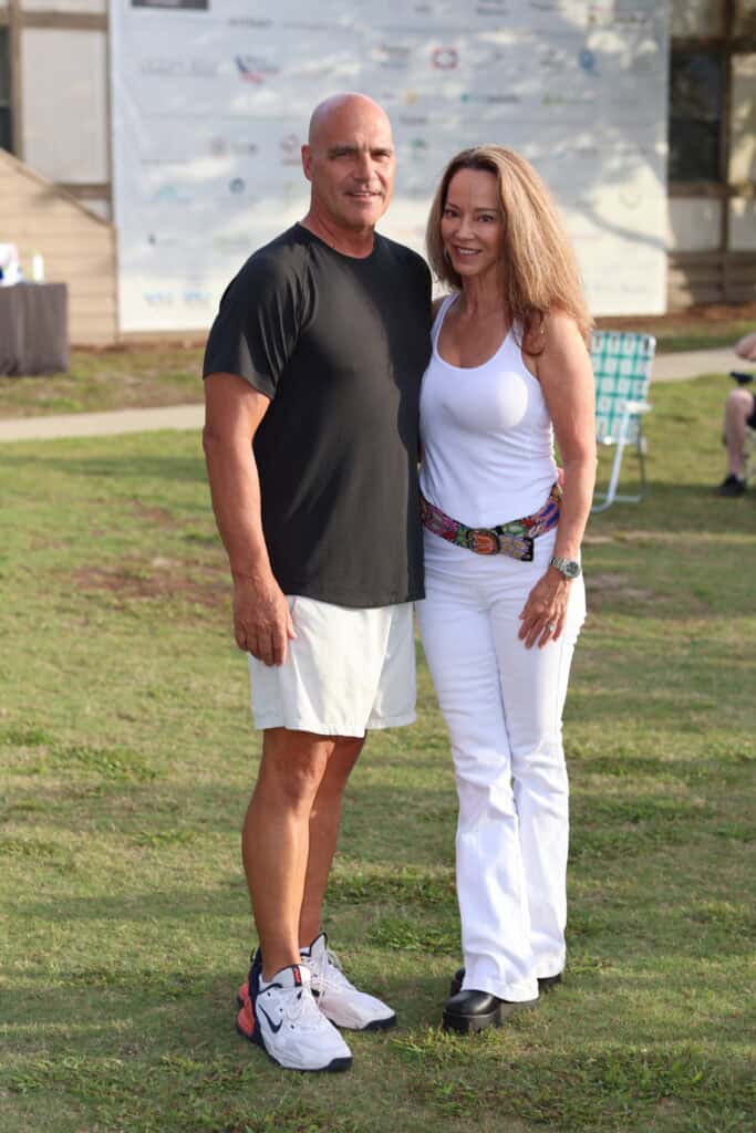 Gary & Tamra Koger at the 2026 Concerts in the Village Featuring Boogie Wonder Band in Destin, Florida.