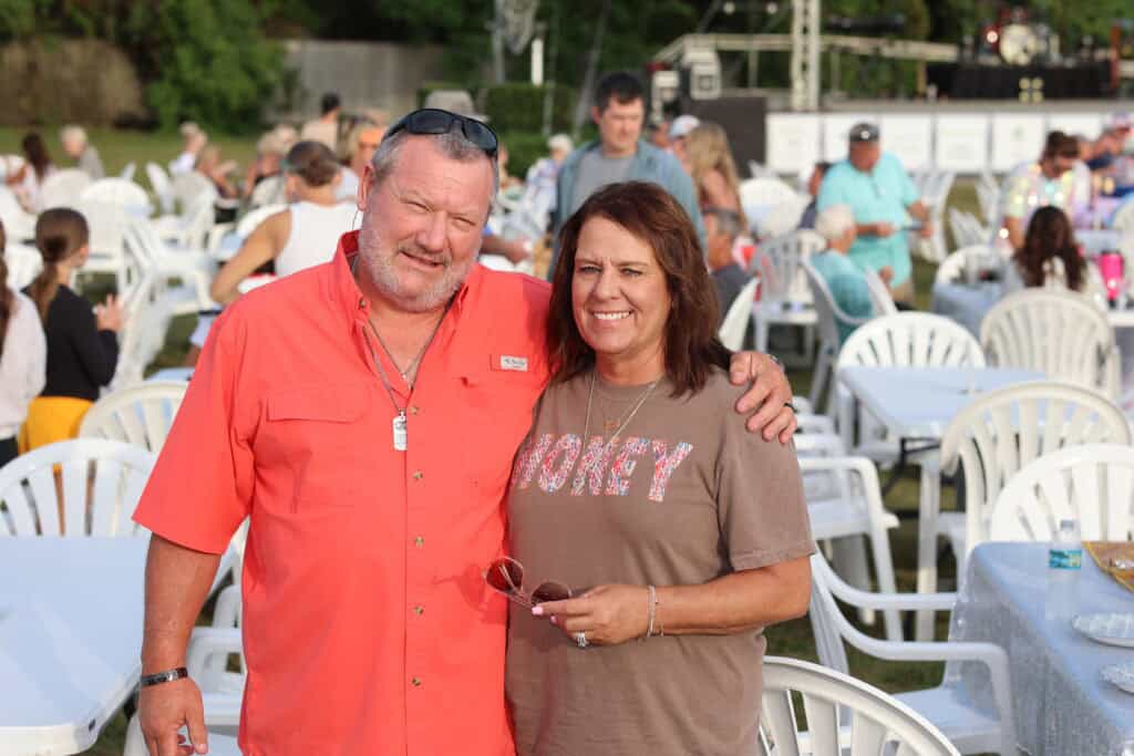 Kelly & Trudy Clay at the 2026 Concerts in the Village Featuring Boogie Wonder Band in Destin, Florida.