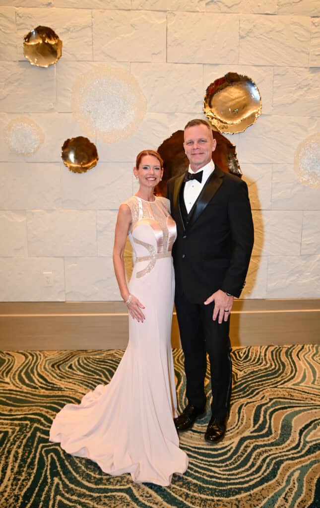 Jennifer & Nicholas Reeder at the 2026 Dancing with the Emerald Coast Stars in Miramar Beach, Florida.