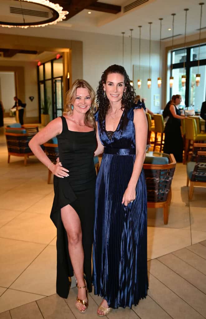 Julia Skinner & Stephanie Baya at the 2026 Dancing with the Emerald Coast Stars in Miramar Beach, Florida.