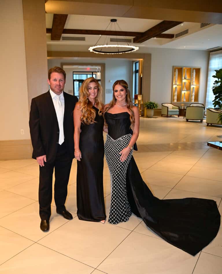 Shawn & Kristen McLain, Whitney Cooley at the 2026 Dancing with the Emerald Coast Stars in Miramar Beach, Florida.