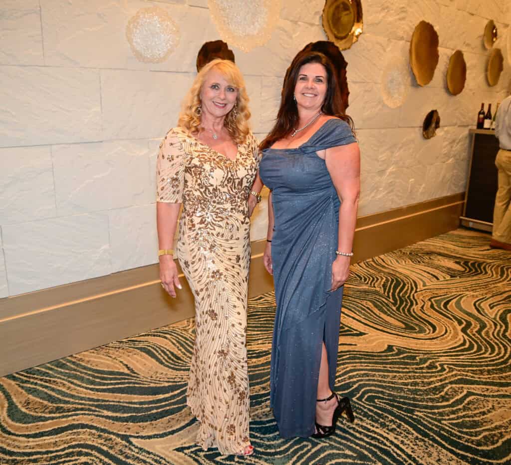 Sherry Gastelum & Stacey Aden at the 2026 Dancing with the Emerald Coast Stars in Miramar Beach, Florida.