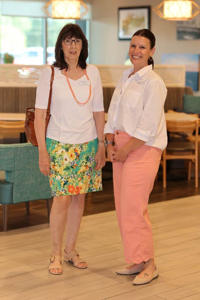 Wendy Krieg & Tiffany Cazenavette at the Impact100 of Northwest Florida 2026 Member and Grant Number Reveal in Fort Walton Beach, Florida.