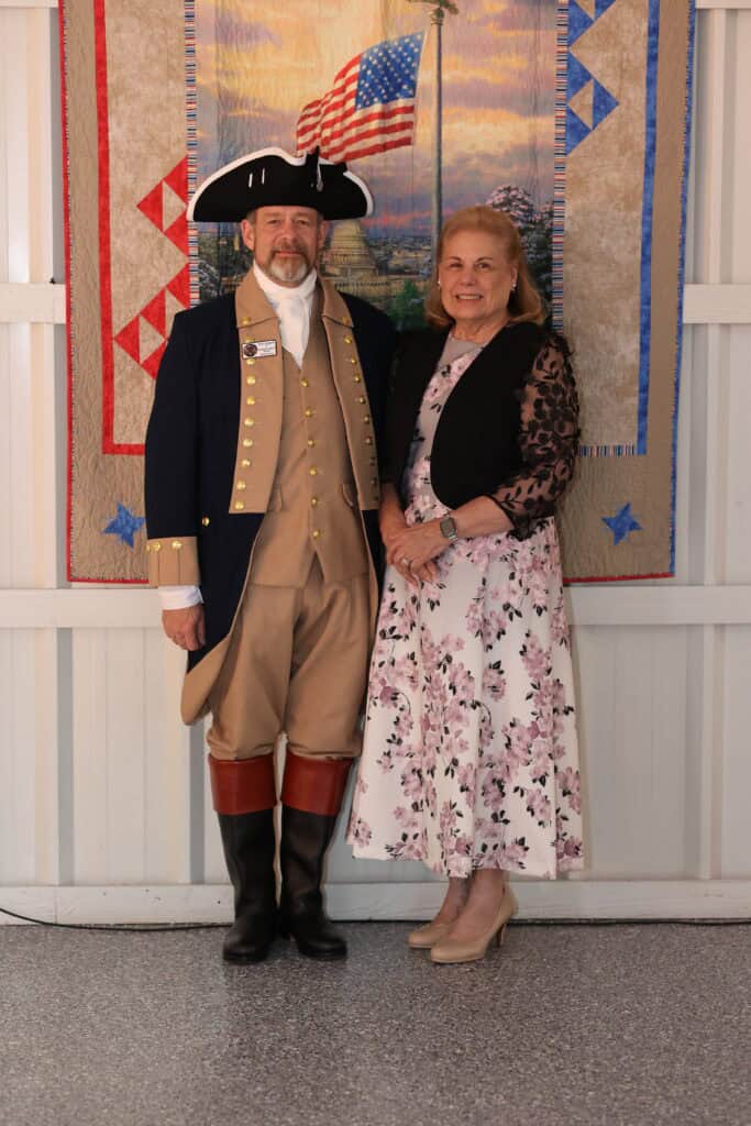 Cliff & Claudia Wolf at the 2026 Okaloosa County 250th Birthday of America Gala & Drone Show in Fort Walton Beach, FL.