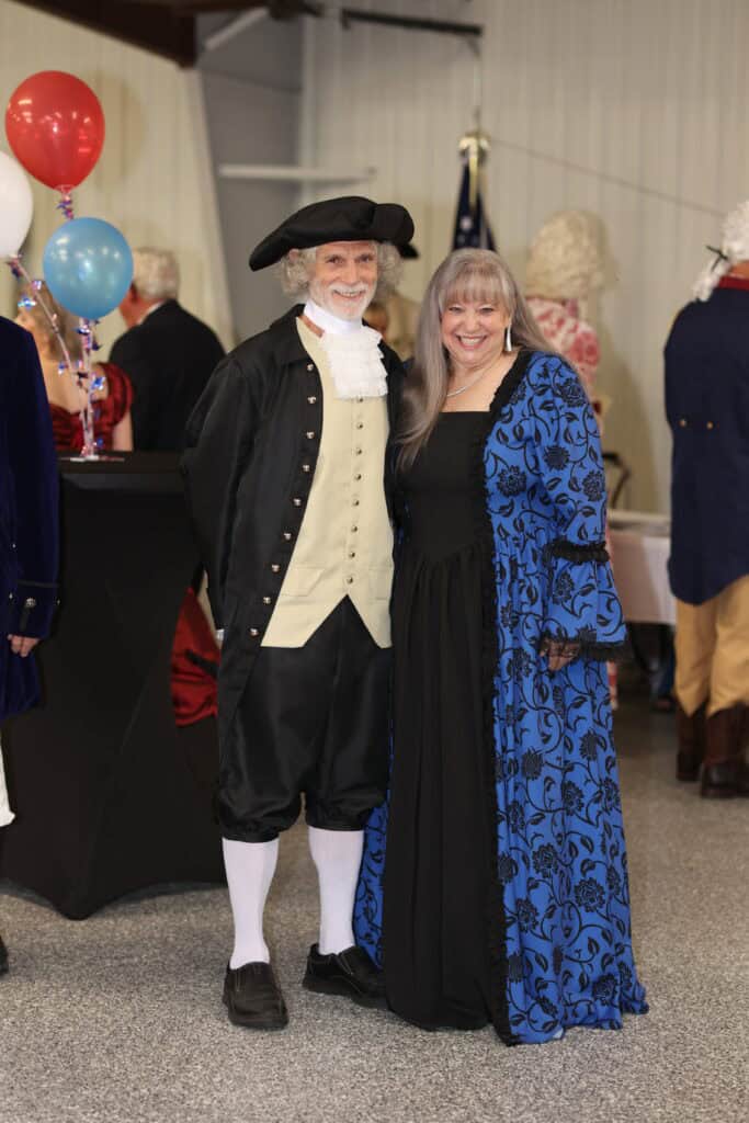Dale & Sue Stanley at the 2026 Okaloosa County 250th Birthday of America Gala & Drone Show in Fort Walton Beach, FL.