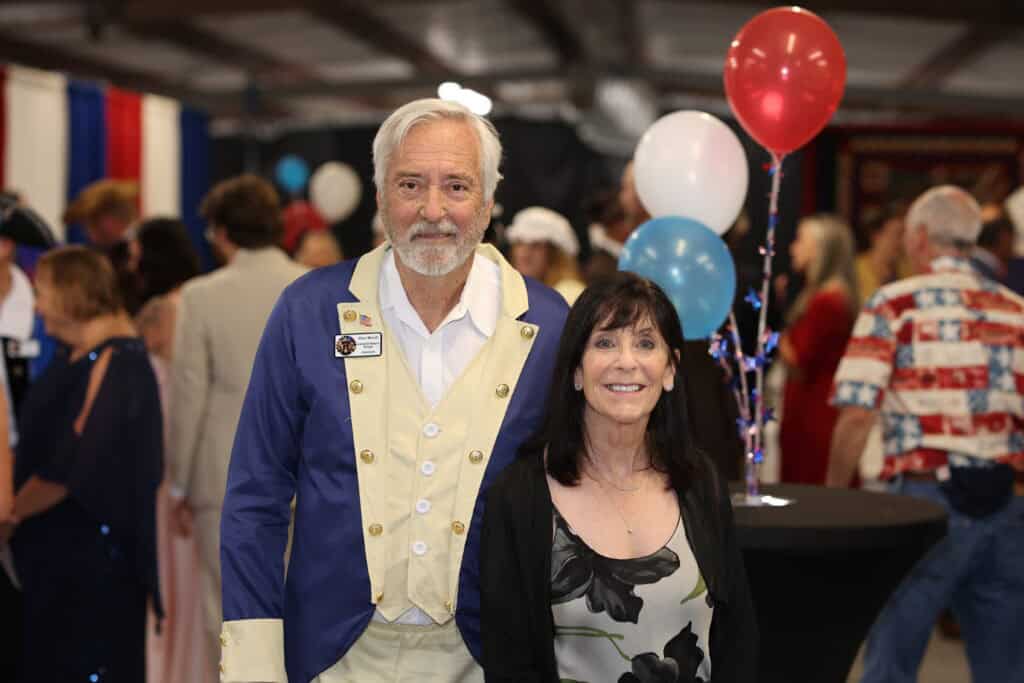 Dewey & Rebecca Destin at the 2026 Okaloosa County 250th Birthday of America Gala & Drone Show in Fort Walton Beach, FL.