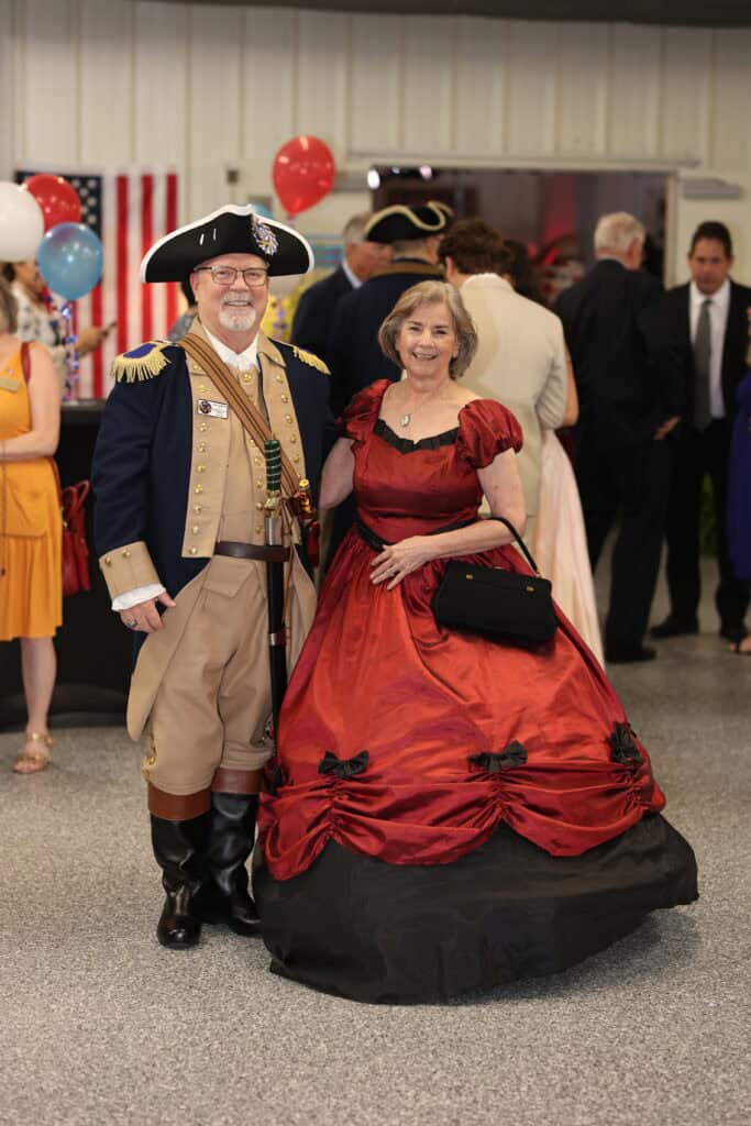 Doug & Judy Stauffer at the 2026 Okaloosa County 250th Birthday of America Gala & Drone Show in Fort Walton Beach, FL.