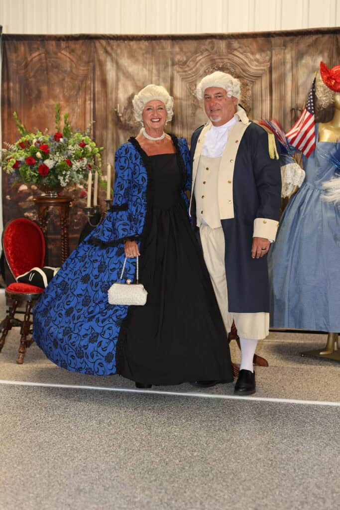 Lori Leath Miller & Scott Miller at the 2026 Okaloosa County 250th Birthday of America Gala & Drone Show in Fort Walton Beach, FL.