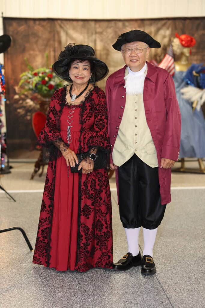 Maggie & Paul Hsu at the 2026 Okaloosa County 250th Birthday of America Gala & Drone Show in Fort Walton Beach, FL.