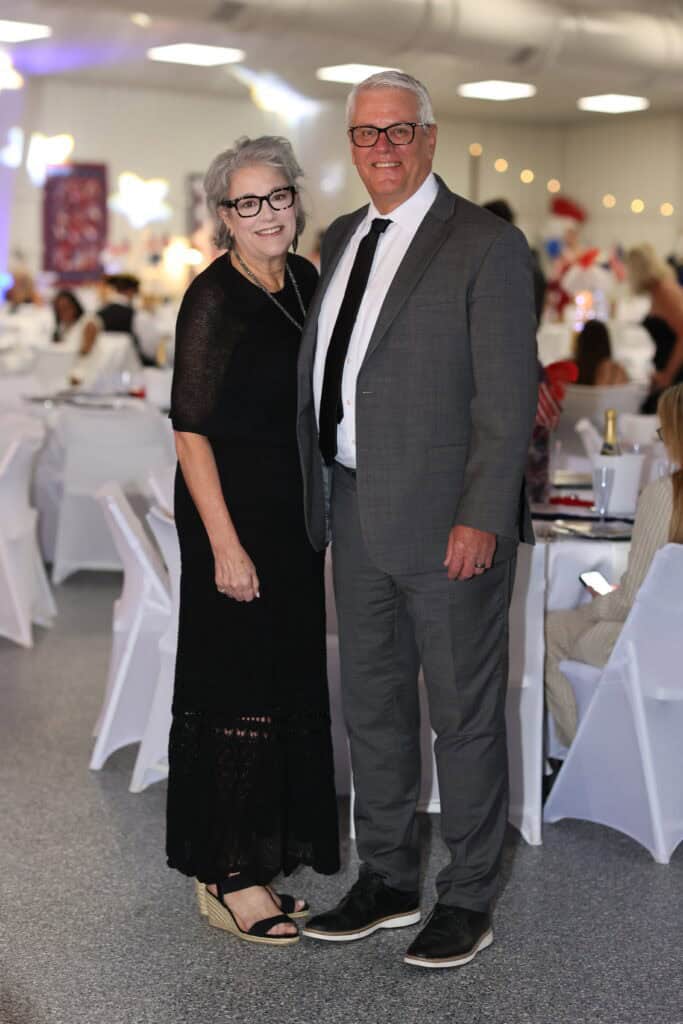 Rose & John Hofstad at the 2026 Okaloosa County 250th Birthday of America Gala & Drone Show in Fort Walton Beach, FL.