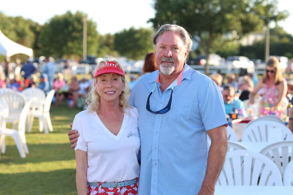 Beth & Brent Acree at the 2026 Concerts in the Village Featuring A1A - The Official Jimmy Buffet Tribute Band in Destin, FL.