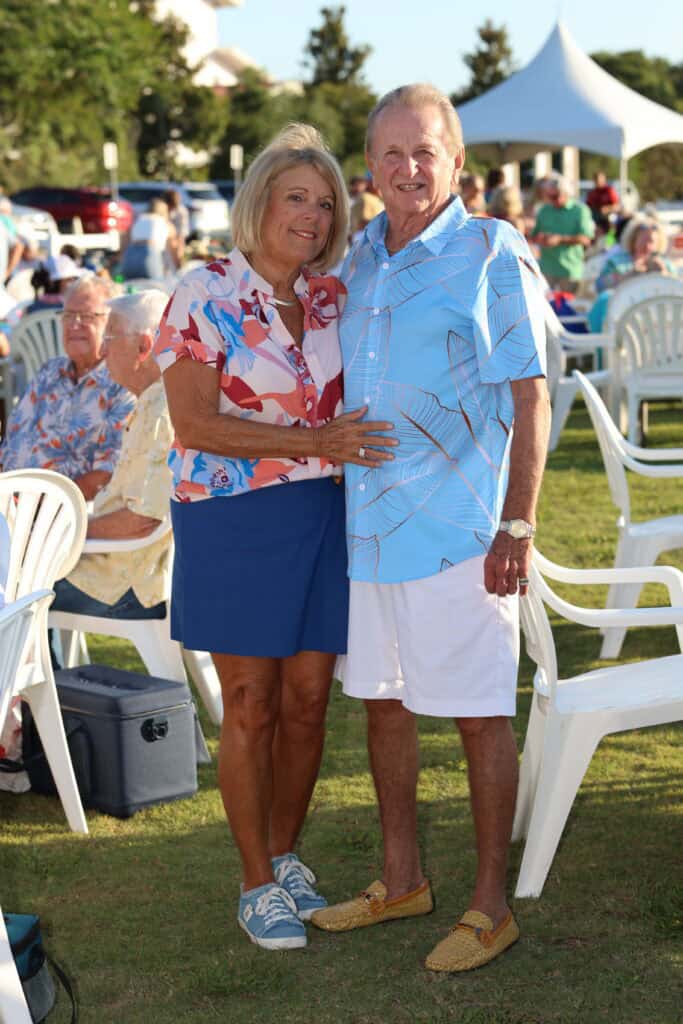 Donna & Hank DeBlonde at the 2026 Concerts in the Village Featuring A1A - The Official Jimmy Buffet Tribute Band in Destin, FL.
