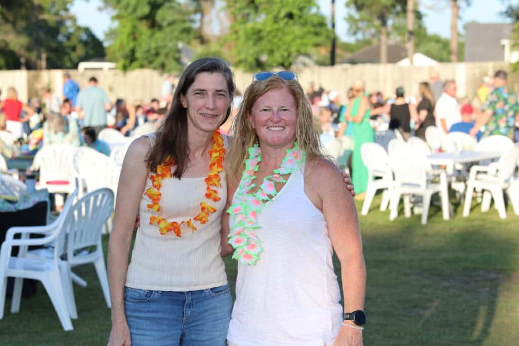 Jenifer Tomasello & Silke Taylor at the 2026 Concerts in the Village Featuring A1A - The Official Jimmy Buffet Tribute Band in Destin, FL.
