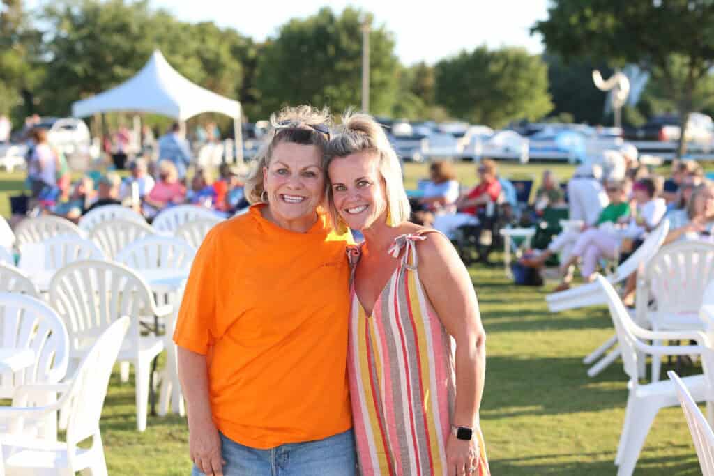 Sharon Griffith & Keely Taylor at the 2026 Concerts in the Village Featuring A1A - The Official Jimmy Buffet Tribute Band in Destin, FL.