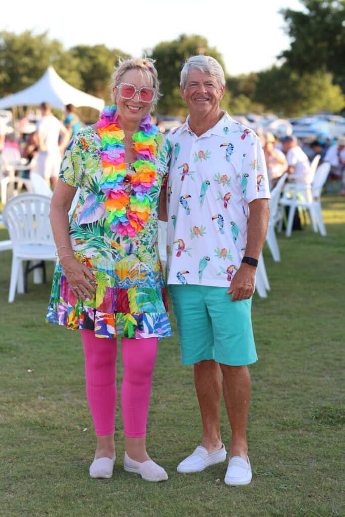 Teresa & David Allen at the 2026 Concerts in the Village Featuring A1A - The Official Jimmy Buffet Tribute Band in Destin, FL.