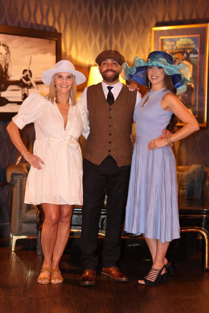Brooke Barron, Roy Mansour & Kelsey Ballou at the 2026 Hats on the Horizon in Fort Walton Beach, FL.