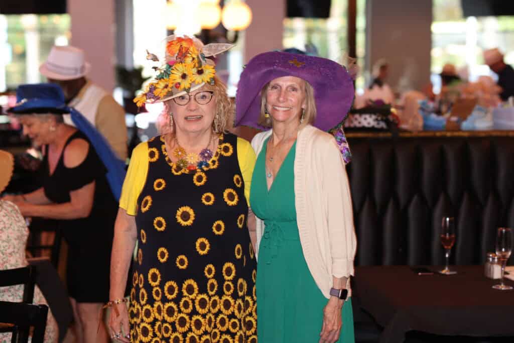 Cathie Gunn & Julia Tuttle at the 2026 Hats on the Horizon in Fort Walton Beach, FL.