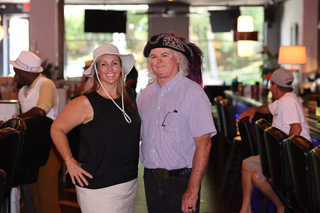 Julie Fuller & Gary McMorrow at the 2026 Hats on the Horizon in Fort Walton Beach, FL.