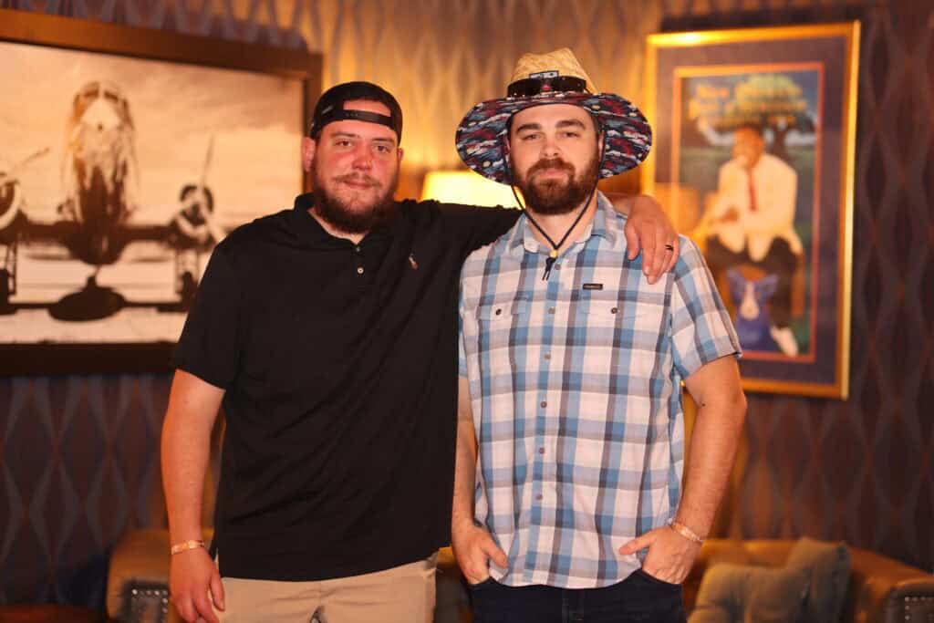 Ryan Saltzman & Mike Silva at the 2026 Hats on the Horizon in Fort Walton Beach, FL.
