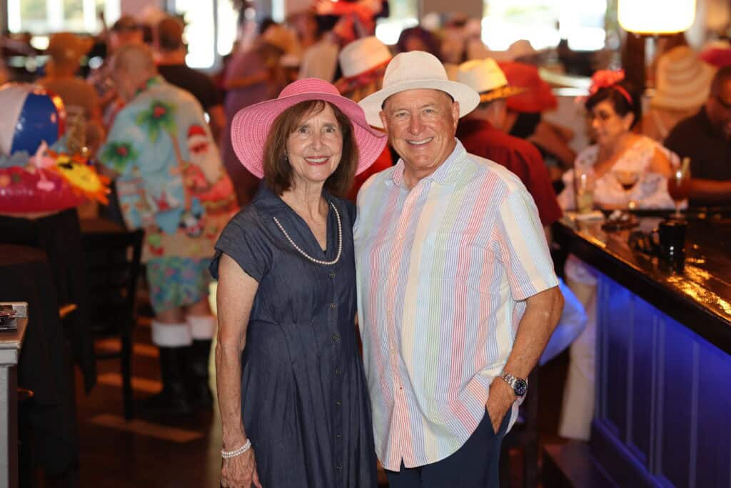Sally & David Simpson at the 2026 Hats on the Horizon in Fort Walton Beach, FL.