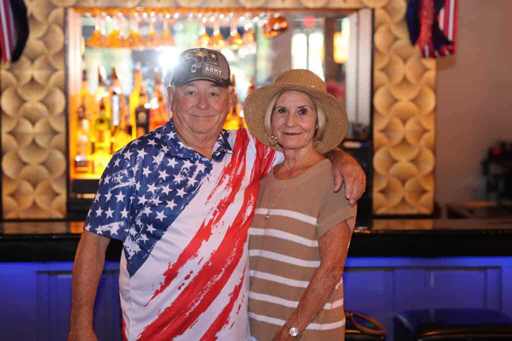Tony & Carol Mallini at the 2026 Hats on the Horizon in Fort Walton Beach, FL.