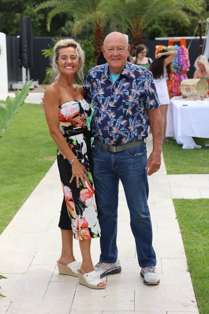 Brittni Darbonnier & Maurice Darbonnier at the 2026 Love the Locals Luau in Destin, FL.