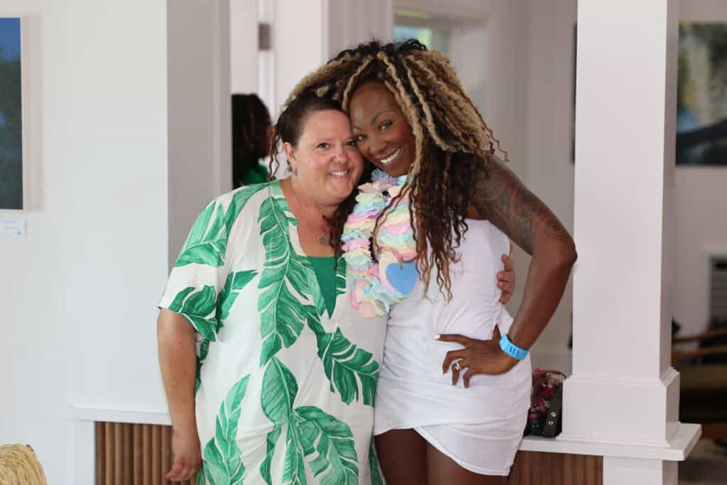 Courtney Trumbull & Tiffany Orner at the 2026 Love the Locals Luau in Destin, FL.