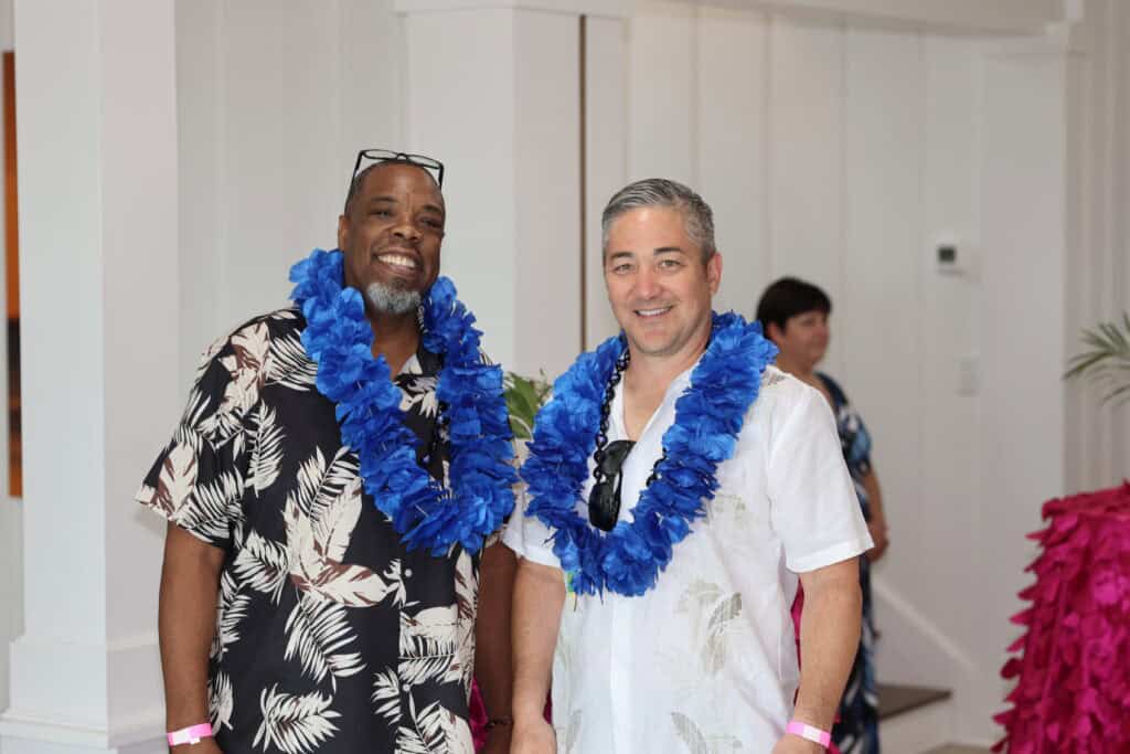 James McQueen & Shane Cornell at the 2026 Love the Locals Luau in Destin, FL.