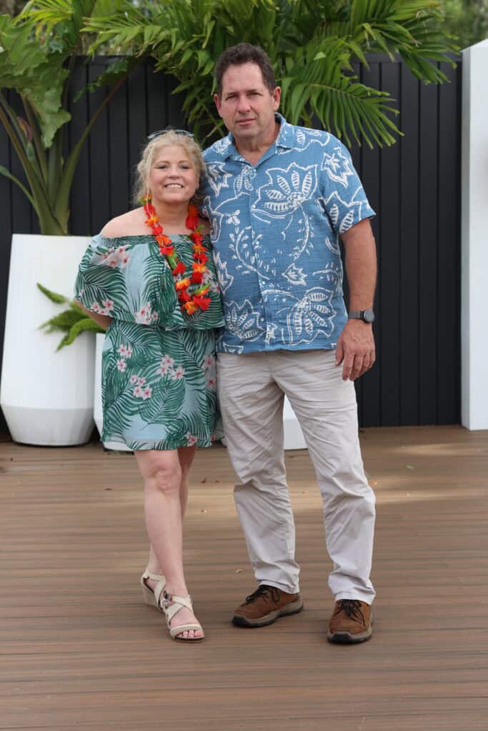 Kelly & Bobby Beck at the 2026 Love the Locals Luau in Destin, FL.