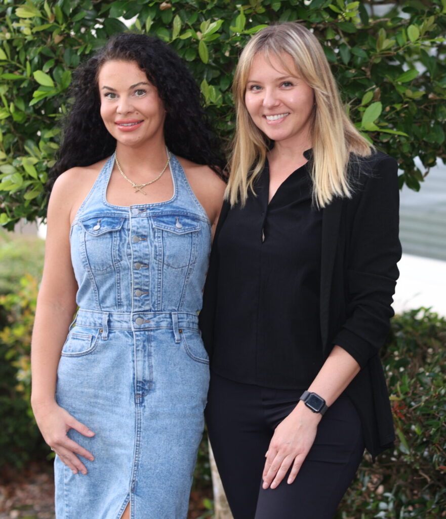 Lessie Riley and Evgeniya Stetsenko at Glow Health and Wellness After Hours in Destin, FL