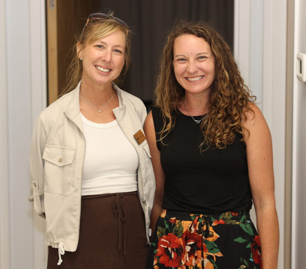 Nicole Stott and Rachel Conort at Glow Health and Wellness After Hours in Destin, FL